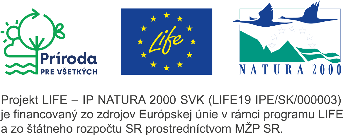 obrazok kde su loga priroda pe vsetkych natura 2000 a life