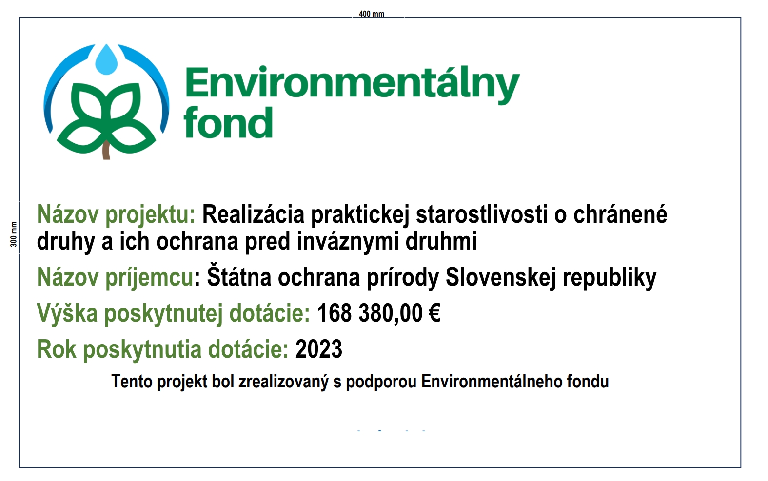 tabule pe enviro fond