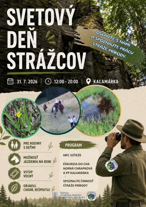 POZVÁNKU: Svetový deň strážcov – Kalamárka, Správa CHKO Poľana