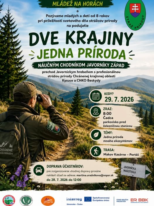 Svetový deň strážcov:  Dve krajiny – jedna príroda, Správa CHKO Kysuce