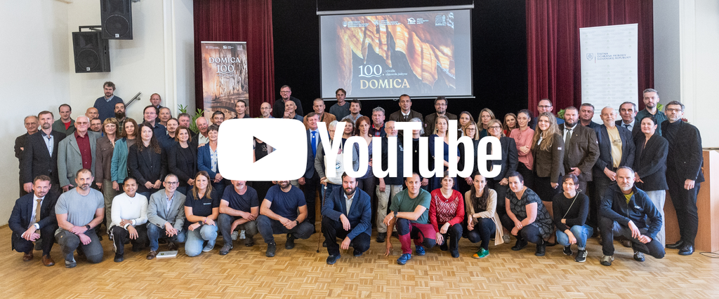 Účastníci slávnostného podujatia k 100. výročiu objavenia jaskyne Domica v Rožňave